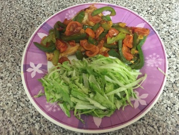 Csirke grill zöldségekkel