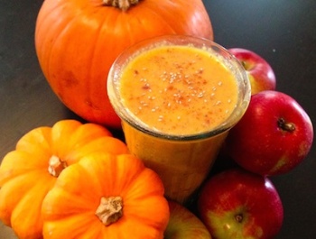 Almás-sütőtökös turmix