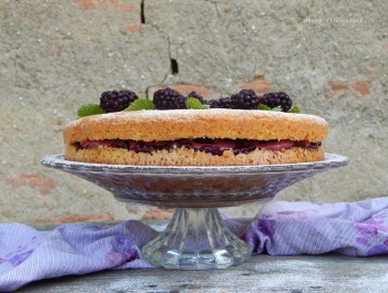 Szedertorta citrommal és kókusszal