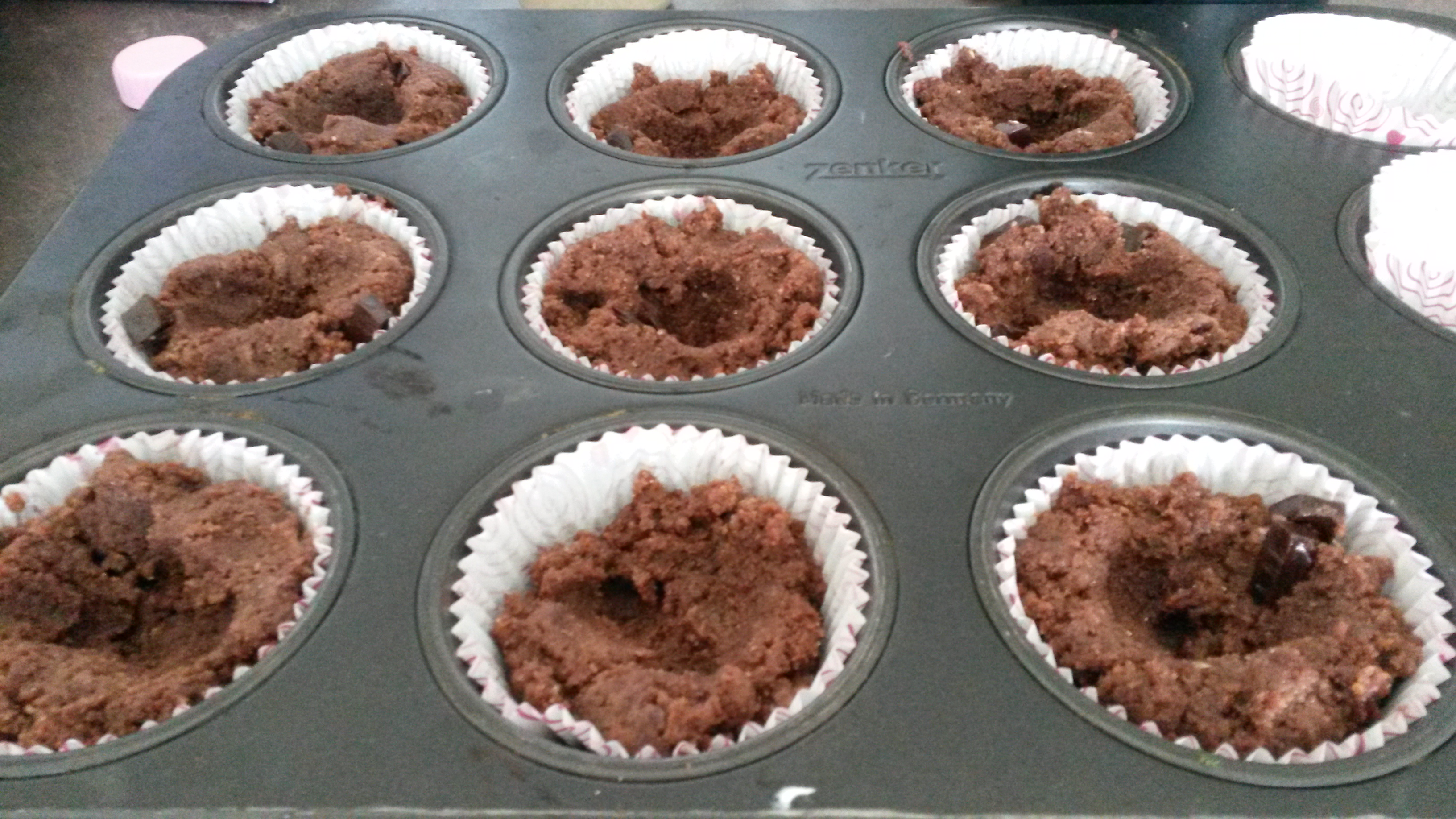 csokis túrós muffin top